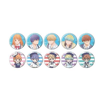 TV anime "How do I Love You!" 01 (Official & Illustrations) Tin Badges Box of 10