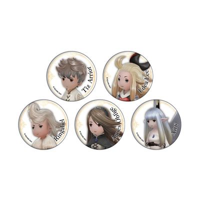 Bravely Default Flying Fairy HD Remaster 01 (Official Illustration) Tin Badge Box of 5
