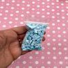 Polymer Clay Blue Raspberry Marble Cheesecake Bites, Non Edible Cake Chunks, Faux Dessert Cubes for Decoden Cookies Slime rdnqu (Bag: 30 Grams) view 3