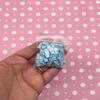 Polymer Clay Blue Raspberry Marble Cheesecake Bites, Non Edible Cake Chunks, Faux Dessert Cubes for Decoden Cookies Slime rdnqu (Bag: 30 Grams) view 4