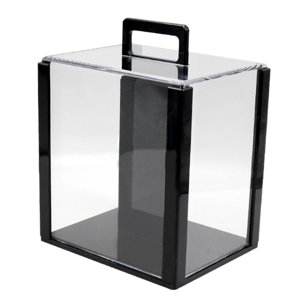 Menolana Acrylic Chip Case Container Organizer 1000 Chips Capacity Chip Carrier Carry Case for Commercial Activities Casual Game Night, Empty Case