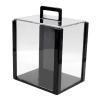Menolana Acrylic Chip Case Container Organizer 1000 Chips Capacity Chip Carrier Carry Case for Commercial Activities Casual Game Night, Empty Case view 1