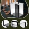Menolana Acrylic Chip Case Container Organizer 1000 Chips Capacity Chip Carrier Carry Case for Commercial Activities Casual Game Night, Empty Case view 3