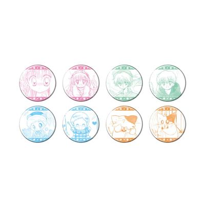 Ahhh! Ahhh! Ahhh! 01 Official Illustration Hologram Tin Badge 2.2 inches (57 mm) Box of 8