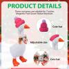 16PCS Desk Goose OutfitsValentines Desk Goose DecorationsHoliday Desk Goose OutfitsMagnetic Desk Goose ClothesMini Porch Goose Accessories view 3