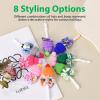 16PCS Desk Goose OutfitsValentines Desk Goose DecorationsHoliday Desk Goose OutfitsMagnetic Desk Goose ClothesMini Porch Goose Accessories view 4
