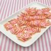 Strawberry Ice Cream Cabochons rdnqu (3 Pieces) view 1