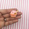 Strawberry Ice Cream Cabochons rdnqu (3 Pieces) view 3