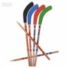 9 Inch Hockey Stick Pencils with Removable Erasers, Assorted Colors, 24 Count view 2