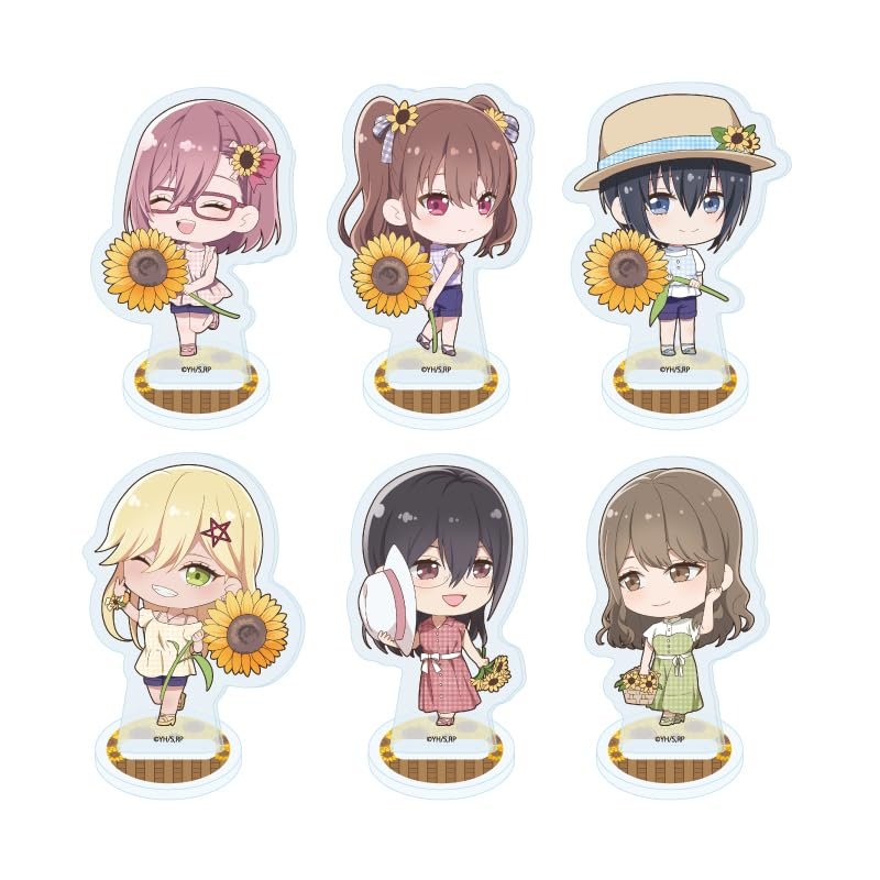 2.5 Dimensional Temptation 03 Sunflower Ver. (Mini Calilast) Acrylic Petite Stand, Complete Set, Box of 6