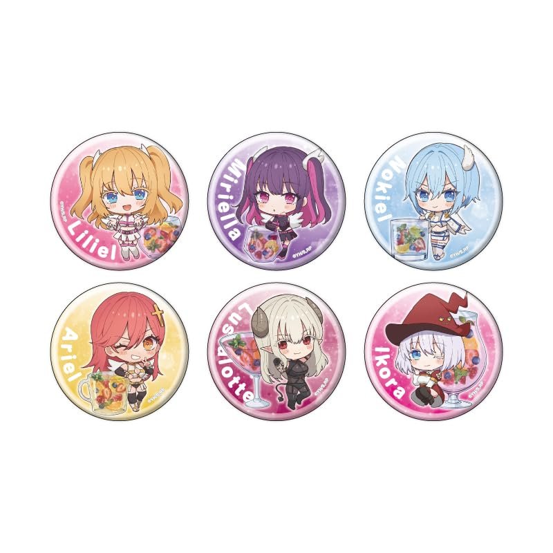 2.5 Dimensional Temptation 03 Drink Version, Mini Calilast Can Badge Complete Set, Box of 6