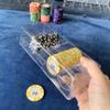 Jorzer Poker Chip Case, Clear Plastic Poker Chip Tray with Lid, 5Pcs Multi-Use Storage Display Case for Gambling, Parties or Home. view 4