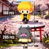 10 Kill Demon Anime Figures Building Block Kit Set, Top Popular Monster Slayer Characters Micro Brick Models Head, Japanese Manga Toy Merch Collectible Valentine's Day Gift for Fans, Teen 14+(2000PCS) view 4