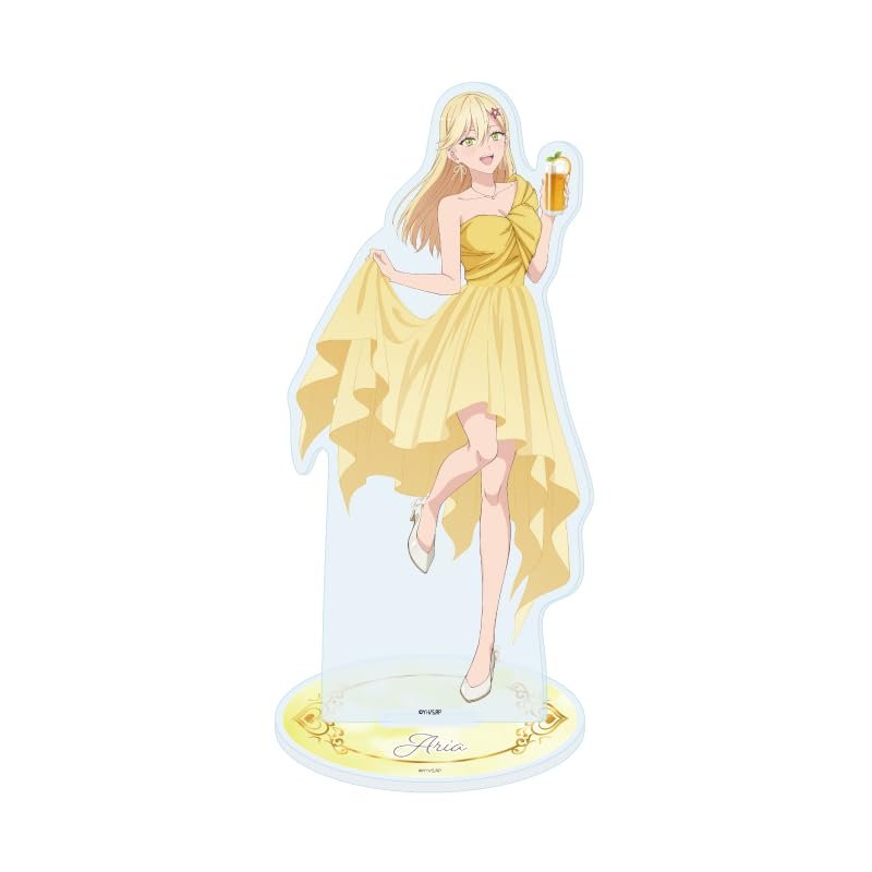 2.5 Dimensional Temptation 08 Kisaki Aria Dress Version, Illustrated Illustration, Acrylic Stand