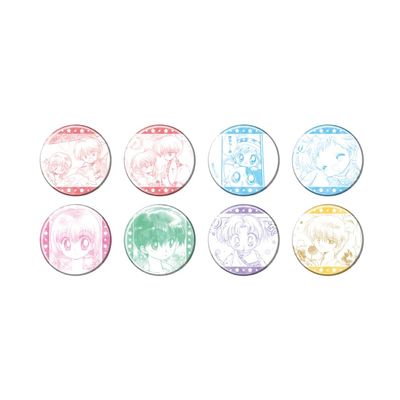 Ahhh! Ahhh! Ahhh! 02 Official Illustration Hologram Tin Badge 2.2 inches (57 mm) Box of 8