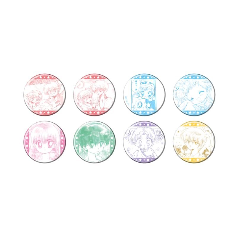Ahhh! Ahhh! Ahhh! 02 Official Illustration Hologram Tin Badge 2.2 inches (57 mm) Box of 8