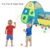 3 in 1 Kids Play Tent with Tunnel & Ball Pit,Pop Up Indoor/Outdoor Playhouse for Boys and Girls,Crawling Tunnel Toy with Fun Toss It Game Zone,Easy Setup Foldable Carry Bag (Balls Not Included) view 4