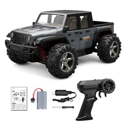 1:20 Scale 4WD Off-Road RC Car C8819 35km/h High Speed Remote Control Truck with Proportional Steering Grey