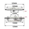Compatible with WPL 1/10 C74 1/16 C14 C24 C34 C54 B14 B24 for Feiyu RC Car Spare Parts Accessories Metal Upgrade Front Rear Axle Assembly RC Front Rear Axle(Silver) view 4