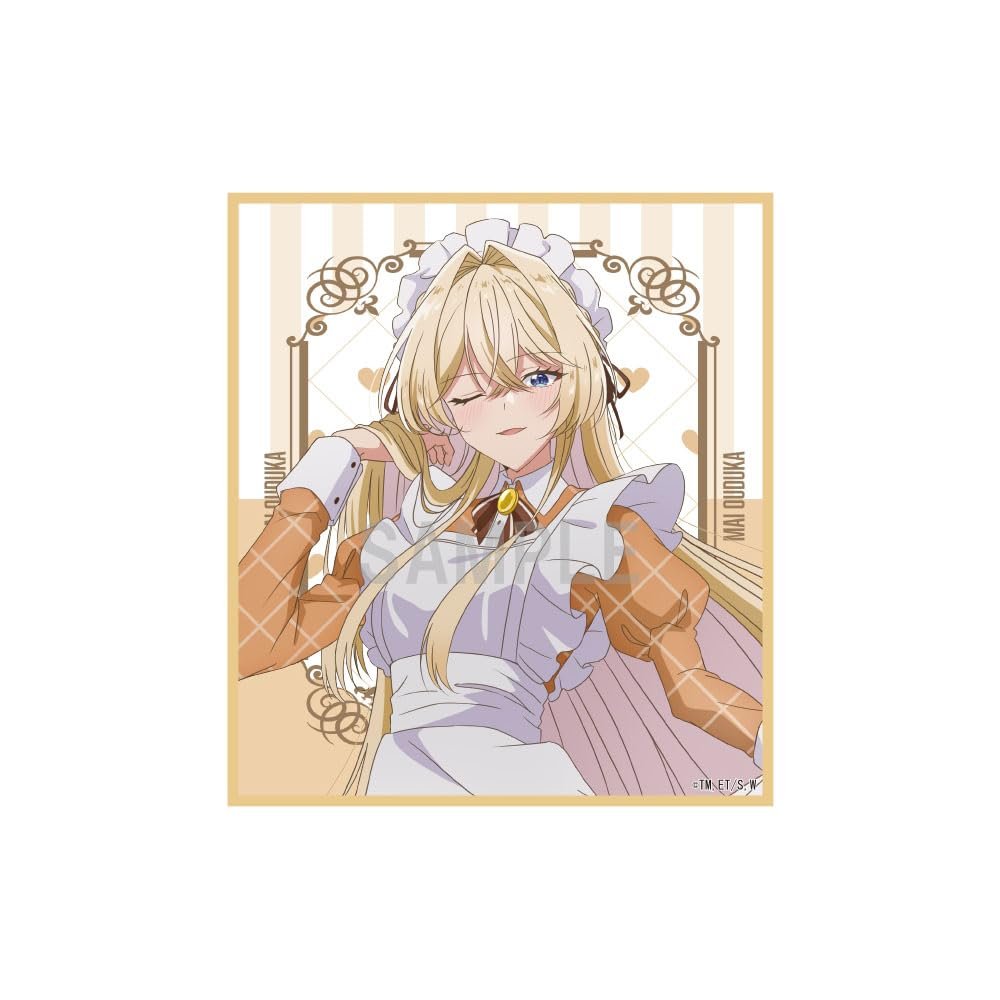 I can't be a lover, Mulilili! Not stiff! ] Maki Ohtsuka Mini Colored Paper Colorful Maid Version