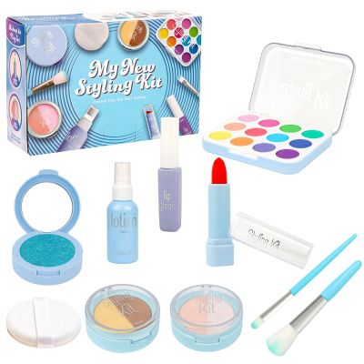 Fake Makeup Kits Toys for Girls 3 4 5 Years Old, Pretend Play Makeup Cosmetic Toys for Girls Birthday 3-5 Years Old