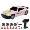 1:20 Scale 4WD High Speed RC Drift Car with LED Lights, 20KM/H Racing Model (FQD13 Pink) view 1