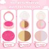 Fake Makeup Kits Toys for Girls 3 4 5 Years Old, Pretend Play Makeup Cosmetic Toys for Girls Birthday 3-5 Years Old view 3