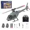 A60 1/42 206 90-Class RC Helicopter for Adults, 2.4G 4CH Flybarless Single-Rotor Remote Control Helicopter with Optical Flow Altitude Hold, RC Aircraft Model Toy Gift -RTF view 1