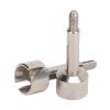 2pcs RC Rear Wheel Axle Cups for WLTOYS 124008 124010 Remote Control Car Metal Wheel Stub Axle Shafts view 2