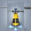 A60 1/42 206 90-Class RC Helicopter for Adults, 2.4G 4CH Flybarless Single-Rotor Remote Control Helicopter with Optical Flow Altitude Hold, RC Aircraft Model Toy Gift -RTF view 4