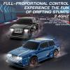 1:43 Scale Mini RC Drift Car with Gyroscope, 2.4G High Speed Remote Control, 30 Mins Play, KF30(Black) view 4