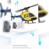 A60 1/42 206 90-Class RC Helicopter for Adults, 2.4G 4CH Flybarless Single-Rotor Remote Control Helicopter with Optical Flow Altitude Hold, RC Aircraft Model Toy Gift -RTF view 4