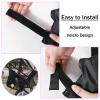 2PCS Universal Side Sling Stroller Cargo Net,Portable Storage Mesh Bag,Stroller Storage Organizer Bag,Non-Slip and Adjustable Straps Side Sling Mesh Organizer(Black) view 4