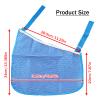 2PCS Universal Side Sling Stroller Cargo Net,Portable Storage Mesh Bag,Stroller Storage Organizer Bag,Non-Slip and Adjustable Straps Side Sling Mesh Organizer(Blue) view 2