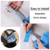2PCS Universal Side Sling Stroller Cargo Net,Portable Storage Mesh Bag,Stroller Storage Organizer Bag,Non-Slip and Adjustable Straps Side Sling Mesh Organizer(Blue) view 4