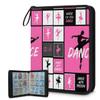 Cmizedevise Ballet Dancer 9 Pocket Trading Card Binder, Dance Card Binder Holder Fits 900 Cards With 50 Sleeves, Portable Collection Card Ablum for TCG, Sports Cards view 1