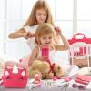 Pretend Play Makeup for Toddlers 3-5, Kids Purses for Little Girls Age 4-6, Toddler Girl Purse with Accessories for 3 4 5 6 Year Old, Fake Makeup Set for Kids Make Up Toy view 3