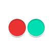100 Pieces Two Color Counters for Math Practice, Bingo Chips Math Counters for Kids Classroom Learning Games with Storage Bucket- Red Green view 4