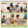 2-Player Whack Game Mole - Toys for Age 3-12 Kids,2 Hammers,3 Modes with Sound & Light,Safe Educational Pounding Toy,Christmas Birthday Gift for 3 4 5 6+ Year Old Boys Girls,Gray view 2