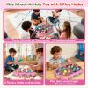 2-Player Whack Game Mole - Toys for Age 3-12 Kids,2 Hammers,3 Modes with Sound & Light,Safe Educational Pounding Toy,Birthday for 3 4 5 6+ Year Old Boys Girls,Pink view 2