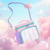 LoDrid Carrying Case Compatible with Little Tikes Story Dream Machine Books Starter Set, Lightweight Fluffy Travel Storage Bag with Multiple Pockets for Projector, Storybook/Character, Pink, Bag Only view 4