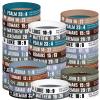 60Pcs Bible Verses Silicone Motivational Wristbands - Bulk Scripture Quote Rubber Wristbands Christian Bracelets Rubber Bracelets Sobriety Gifts for Easter Carnival Party Favors Men and Women view 1