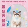 24 Pcs Mini Party Hat for Stuffed Animals, Birthday Party Cone Hats with Bows and Elastic Strings for Dolls Dog Cat Rabbit Puppies Assorted Animal Birthday Decorations view 4