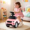 OLAKIDS Push Car for Toddlers, 3 in 1 Licensed Landrover Baby Ride on Toy with Parent Control Handle Safe Guardrails, Kids Sliding Walker with Under Seat Storage Horn for Boys Girls (Pinkish) view 2