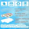 100 Christian Aesthetic Stickers for Water Bottles & Laptops  100 Unique Glossy Waterproof Vinyl Faith Quotes & Cute Icons (Bible-Inspired, Boho Pastel, 24.3 in / 511 cm) view 4