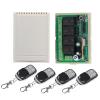 FAUOSWUK Multi Function 4 Way Remote Control Switching, Quad Passive Output with High Receiving Sensitivity up to 100M, for Wireless Relay Receiver Replacement view 1