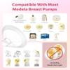 2 Pack 19mm Soft Rim Flanges for Medela Pump in StyleCompatible with Symphony, Sonata, Freestyle, Maxflow, PersonalFit and Lansinoh Signature Pro view 2
