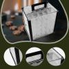 Menolana Acrylic Chip Case Container Organizer 1000 Chips Capacity Chip Carrier Carry Case for Commercial Activities Casual Game Night, with 40mm Cases view 2