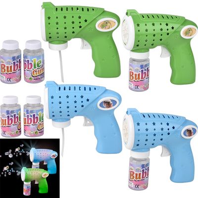 7 Inch Neon 20 Hole Bubble Phaser Includes Batteries and Soap - 1 Count