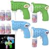 7 Inch Neon 20 Hole Bubble Phaser  Includes Batteries and Soap - 1 Count view 1